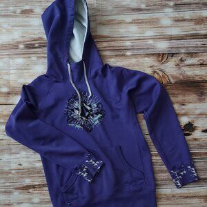 Purple Volcom Zip Up Sweater